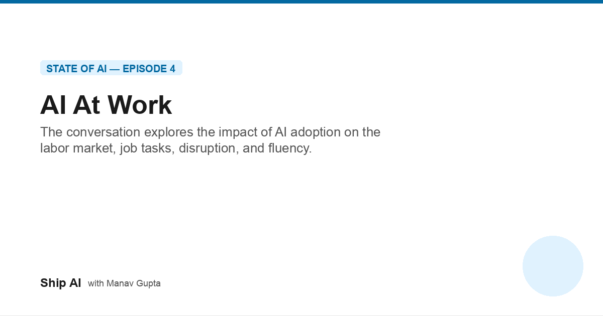 AI At Work — Ship AI
